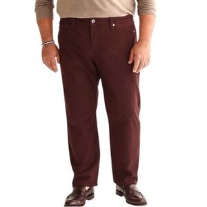 AG Jeans The Graduate Tailored Leg Maroon Pants Men's Size 38x31 READ